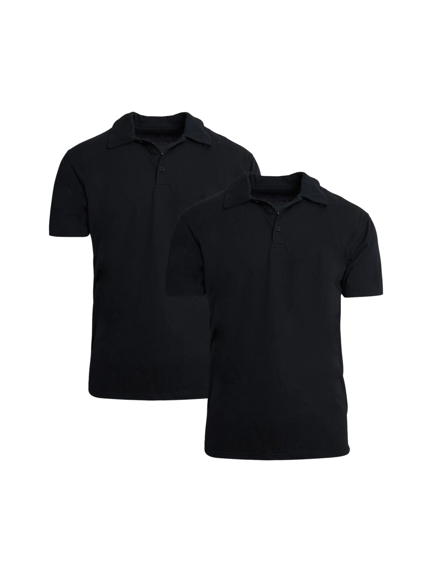 Black Polo Shirts - 2-pack