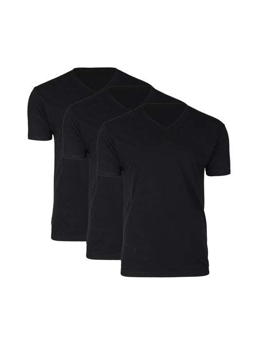 V-Necks | 3-Pack Black