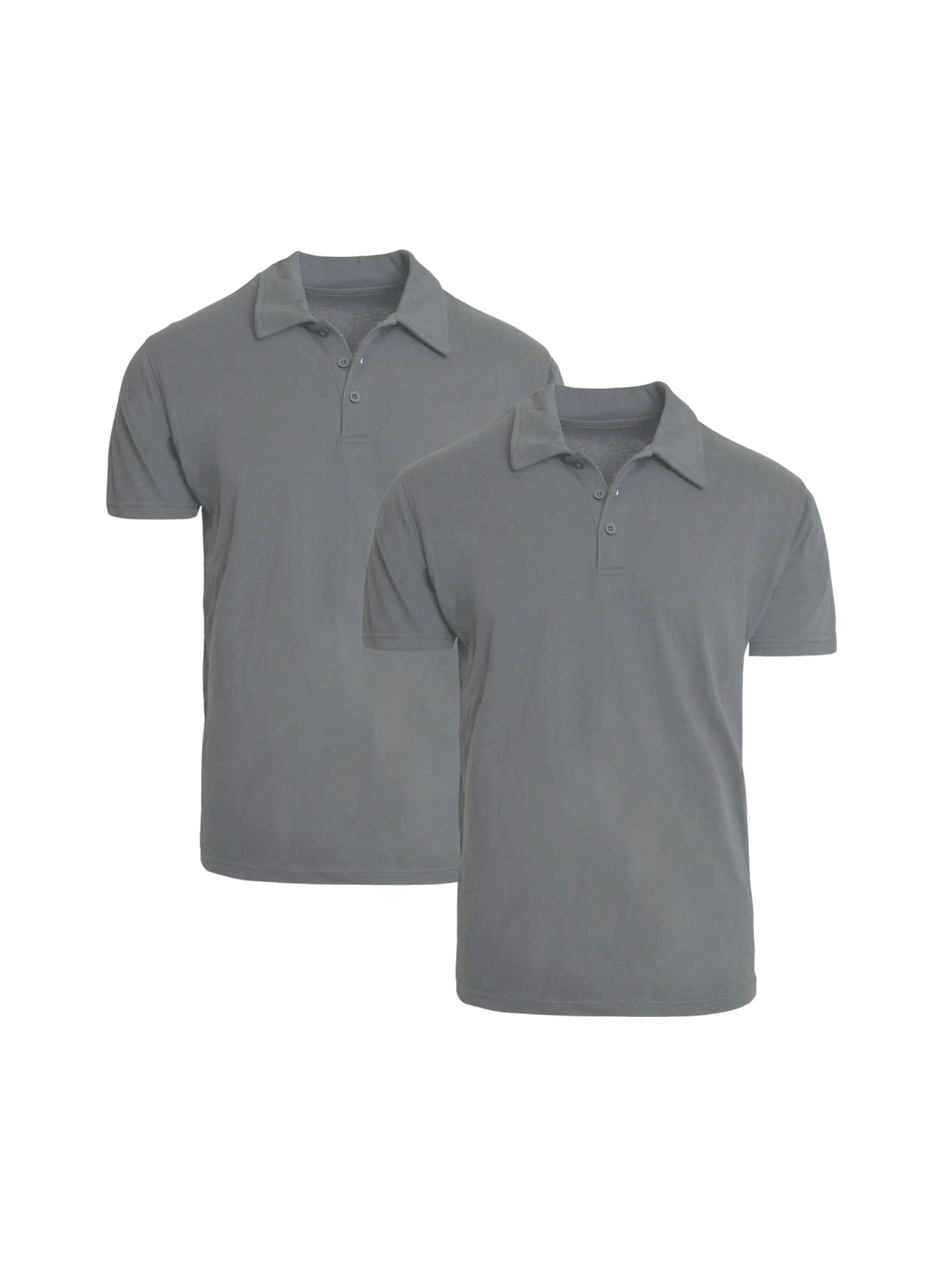 Charcoal Polo Shirts - 2-pack