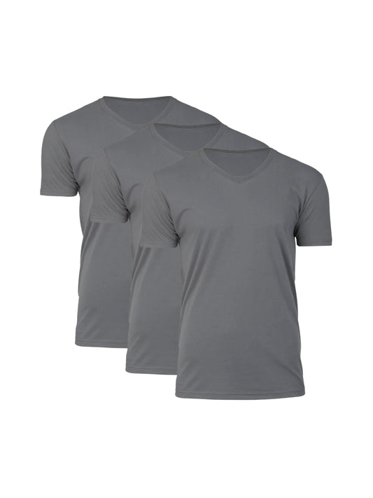 V-Necks | 3-Pack Charcoal