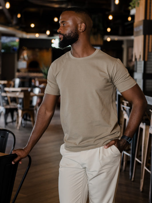 Crew Tee | Khaki