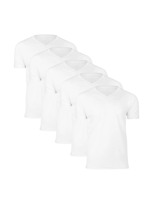 V-Necks | 5-Pack White