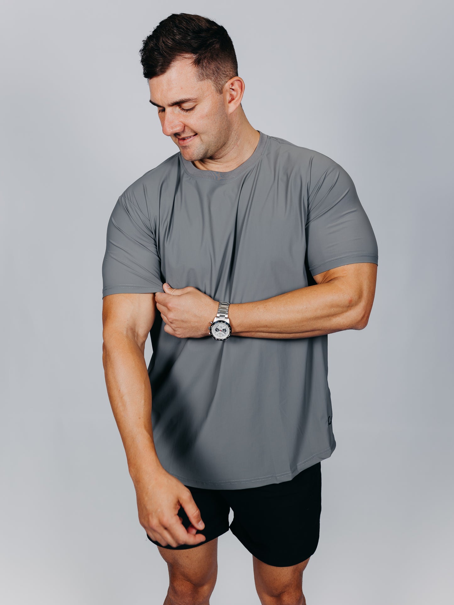 2024 Active Tee | Charcoal