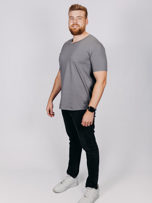 V-Neck | Charcoal