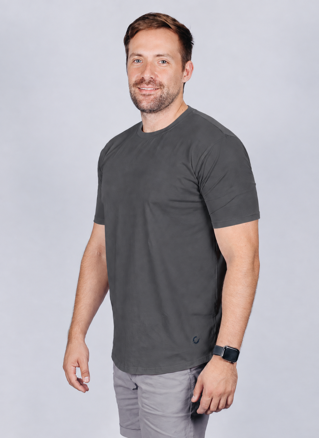 Crew Tee | Carbon