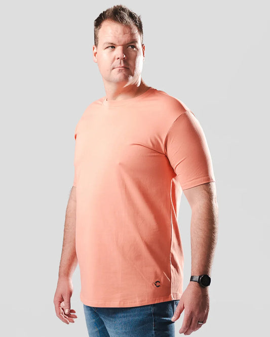 Crew Tee | Salmon