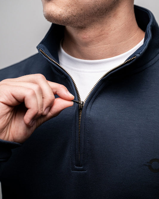 Quarter Zip | Navy