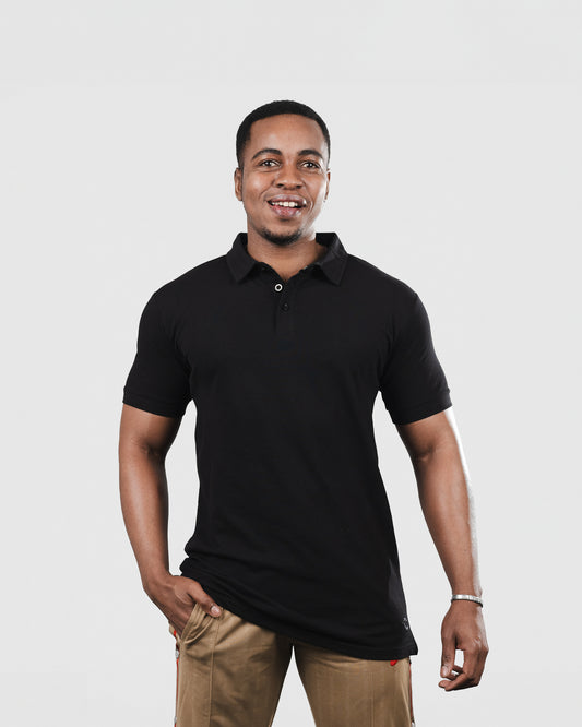 Pique Polo | Black