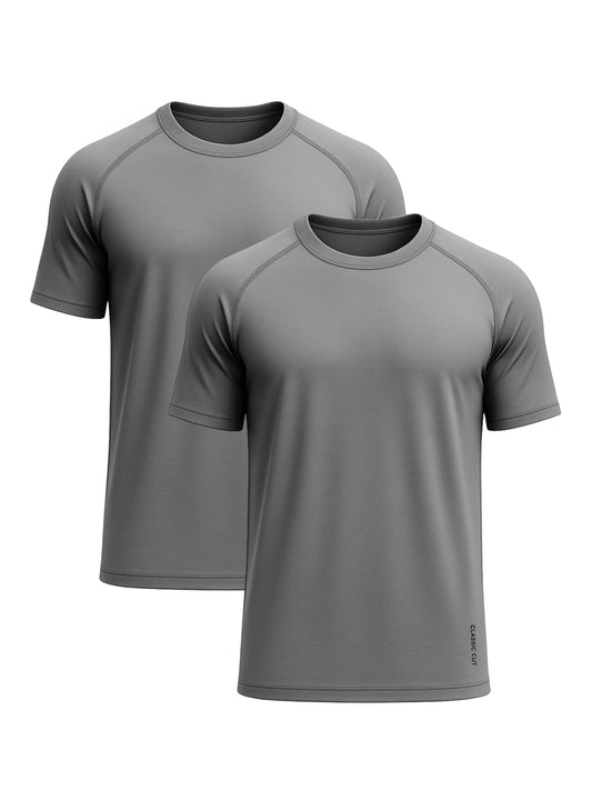 Active Tees | 2-Pack Charcoal