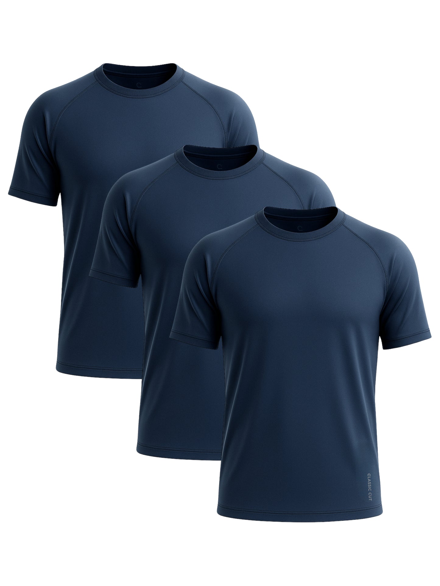 Active Tees | 3-Pack Navy