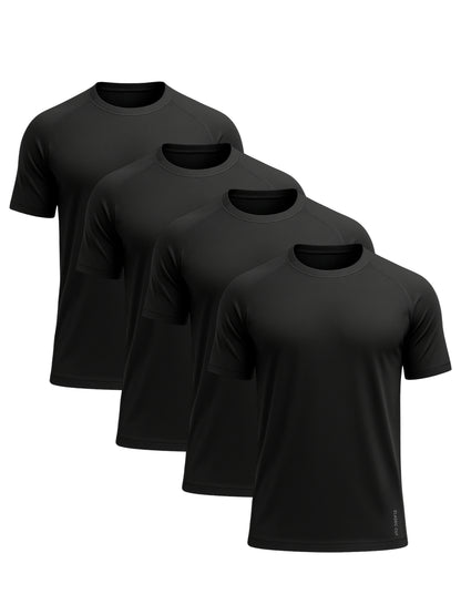 Active Tees | 4-Pack Black
