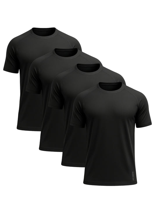 Active Tees | 4-Pack Black