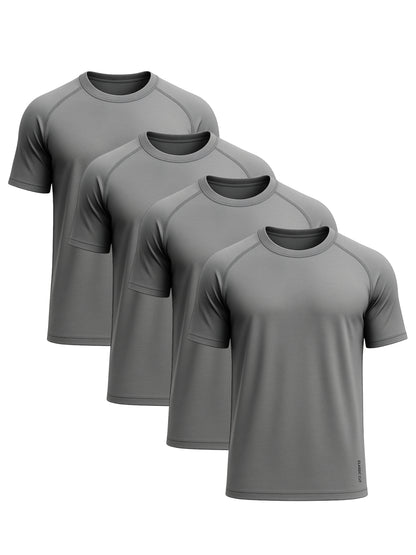 Active Tees | 4-Pack Charcoal