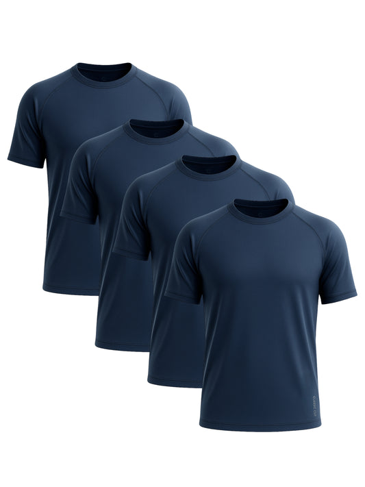 Active Tees | 4-Pack Navy