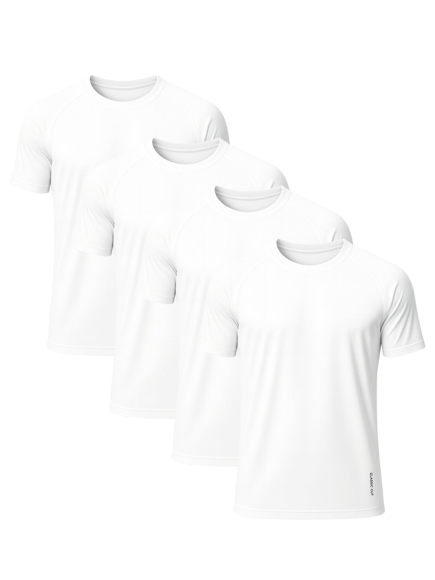 Active Tees | 4-Pack White