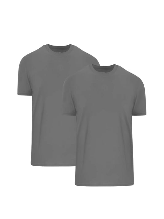 Charcoal Active Tees - 2-pack