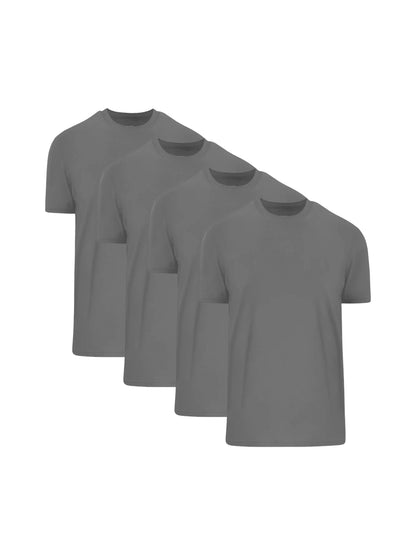 Charcoal Active Tees - 4-pack