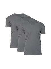 V-Necks | 3-Pack Charcoal