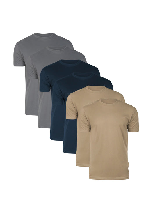 Colour Crew Tees - 6-pack