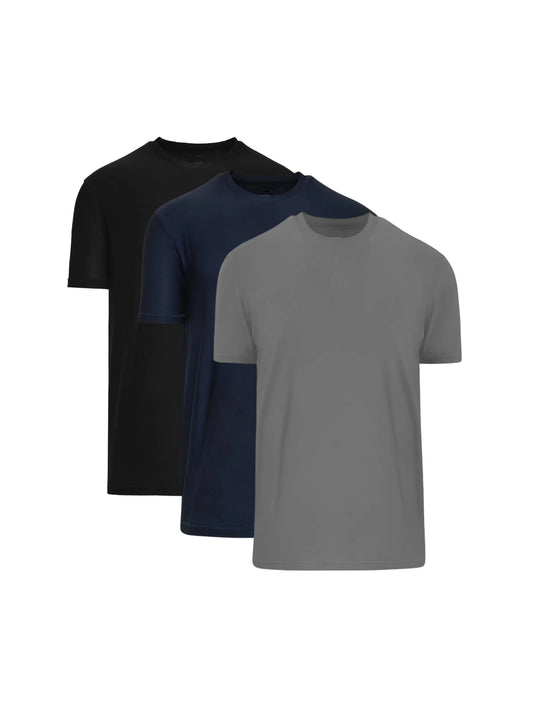 Dark Active Tees - 3-pack