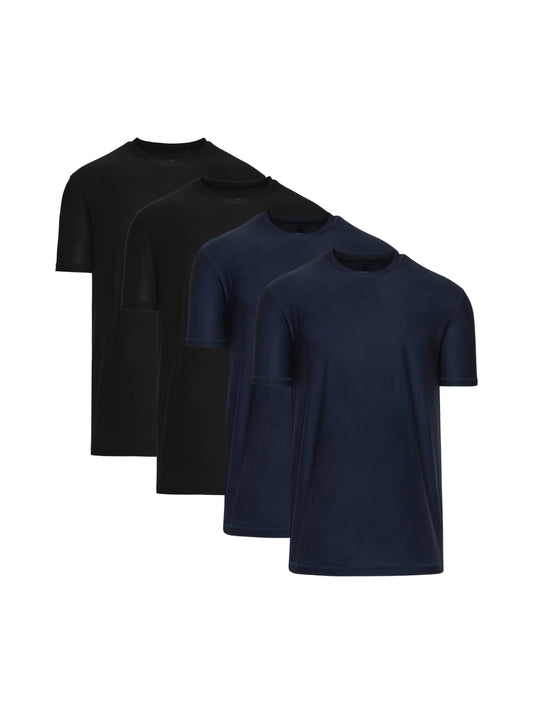 Dark Active Tees - 4-pack