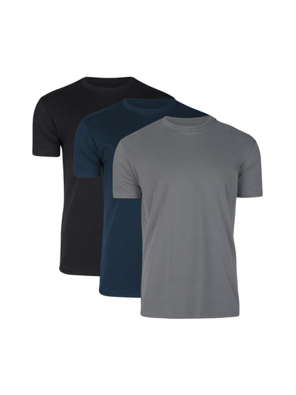 Dark Crew Tees - 3-pack