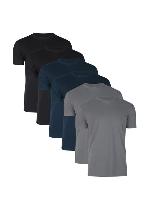 Dark Crew Tees - 6-pack