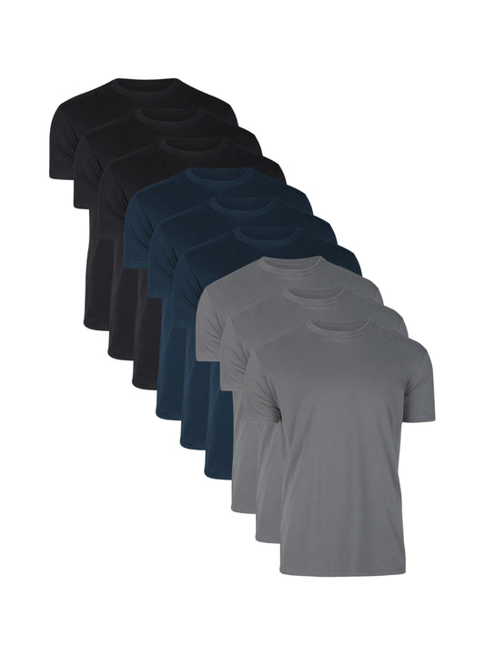 Dark Crew Tees - 9-pack