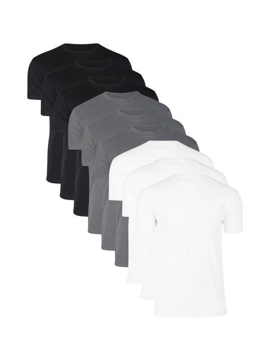 Essential Crew Tees - 9-pack