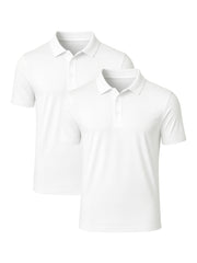Performance Polos | 2-Pack White