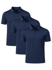 Performance Polos | 3-Pack Navy