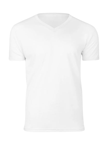 White V-Neck T-Shirt