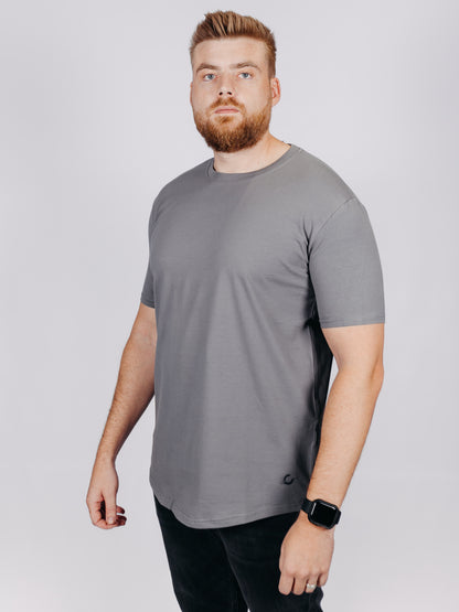 Crew Tee | Charcoal