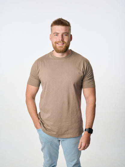 Khaki Crew Tees - 10-pack