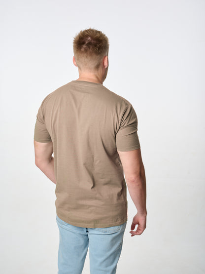 Khaki Crew Tees - 3-pack