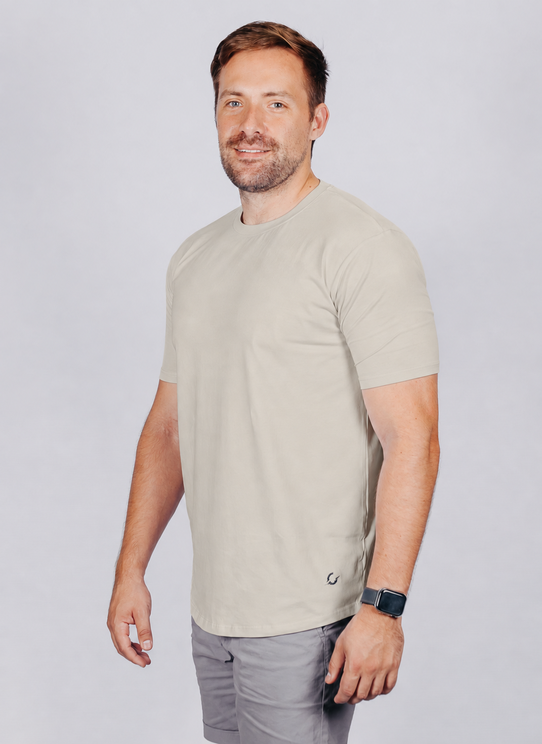 Crew Tee | Stone