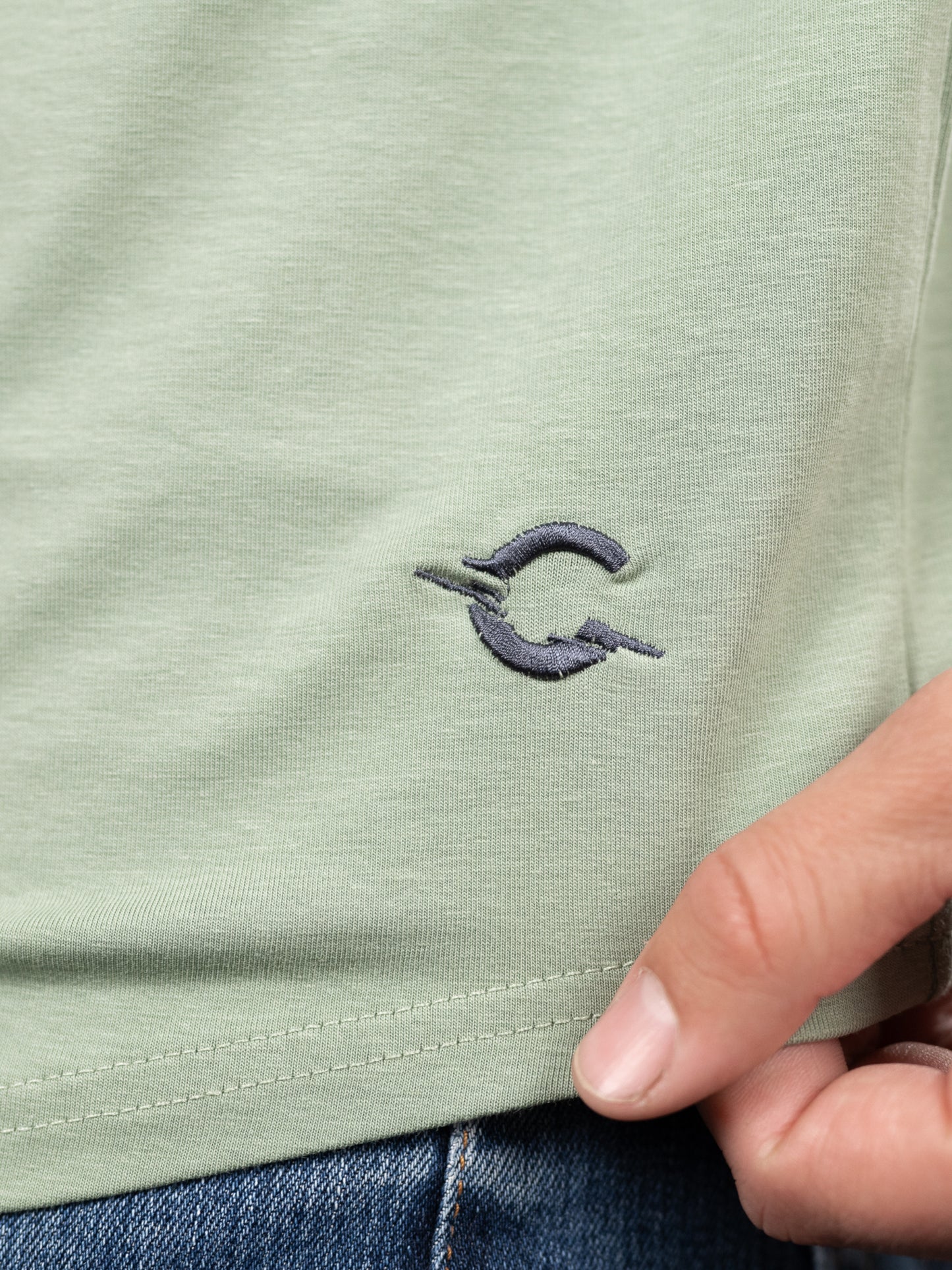 Crew Tee | Sage Green
