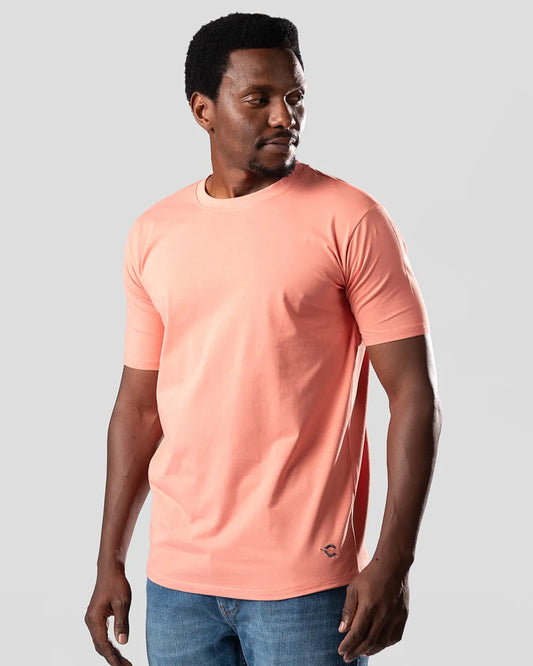 Crew Tee | Salmon