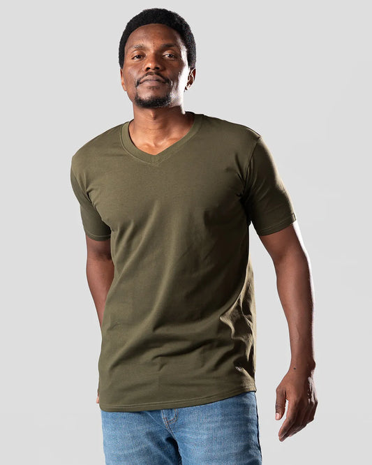 V-Neck | Olive Green
