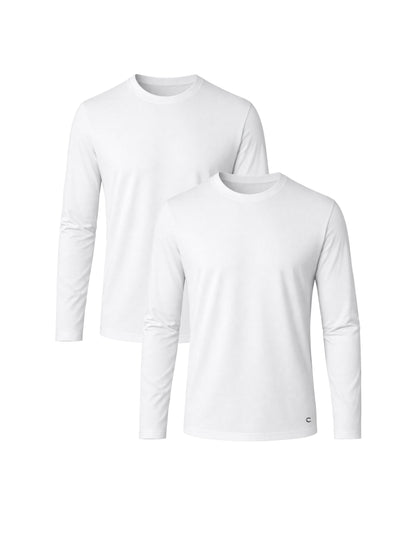 Long Sleeves | 2-Pack | White
