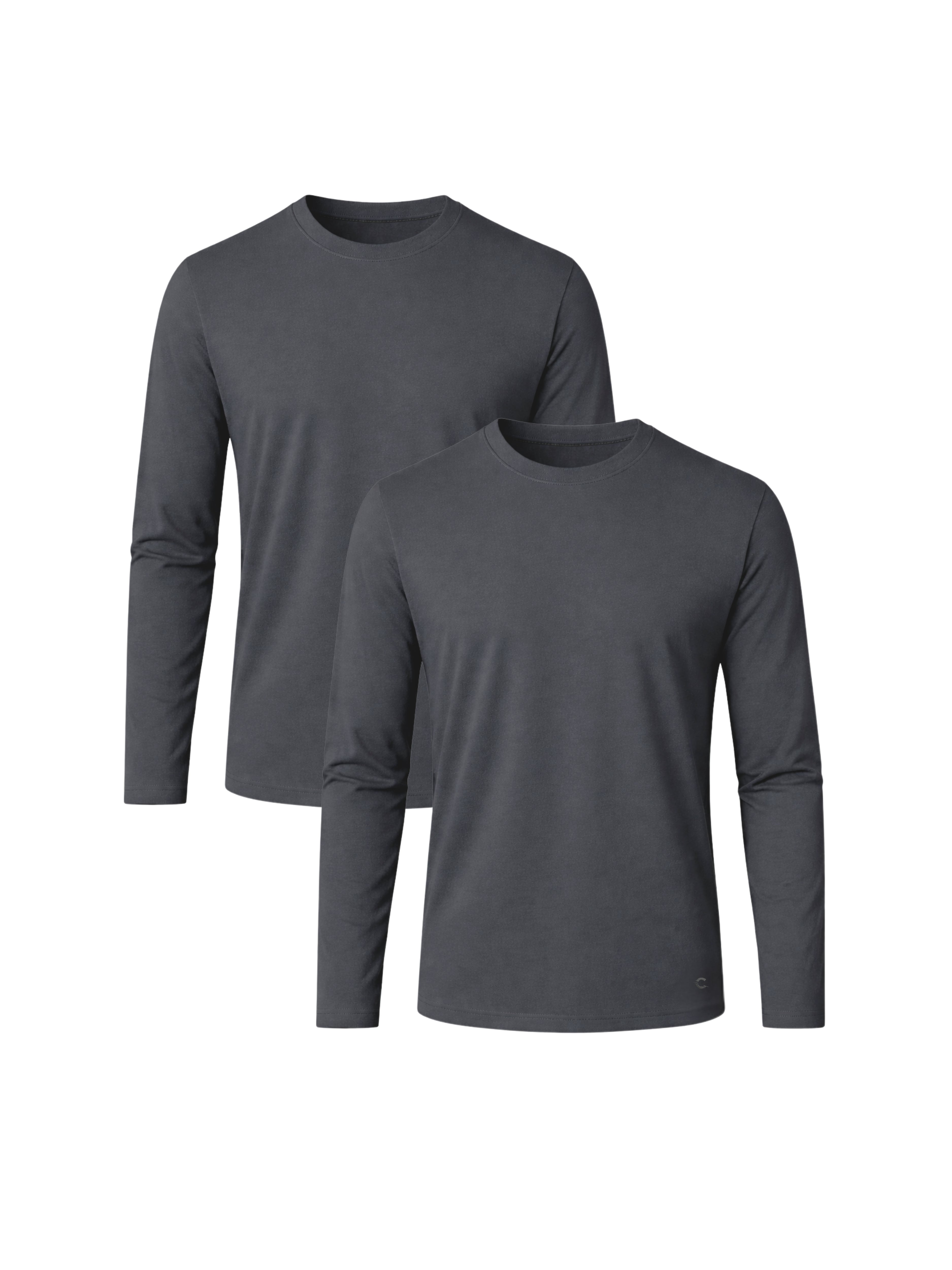 Long Sleeves | 2-Pack | Carbon