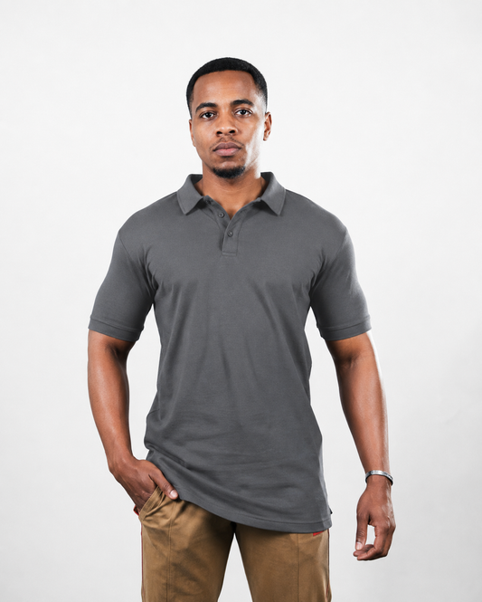 Pique Polo | Carbon