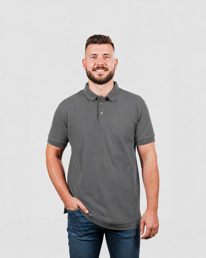 Pique Polo | Carbon
