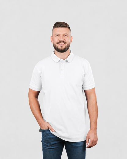 Pique Polo | White