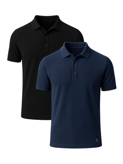 Pique Polos | 2-Pack I