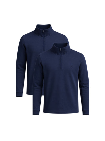 Quarter Zips | 2-Pack | Navy