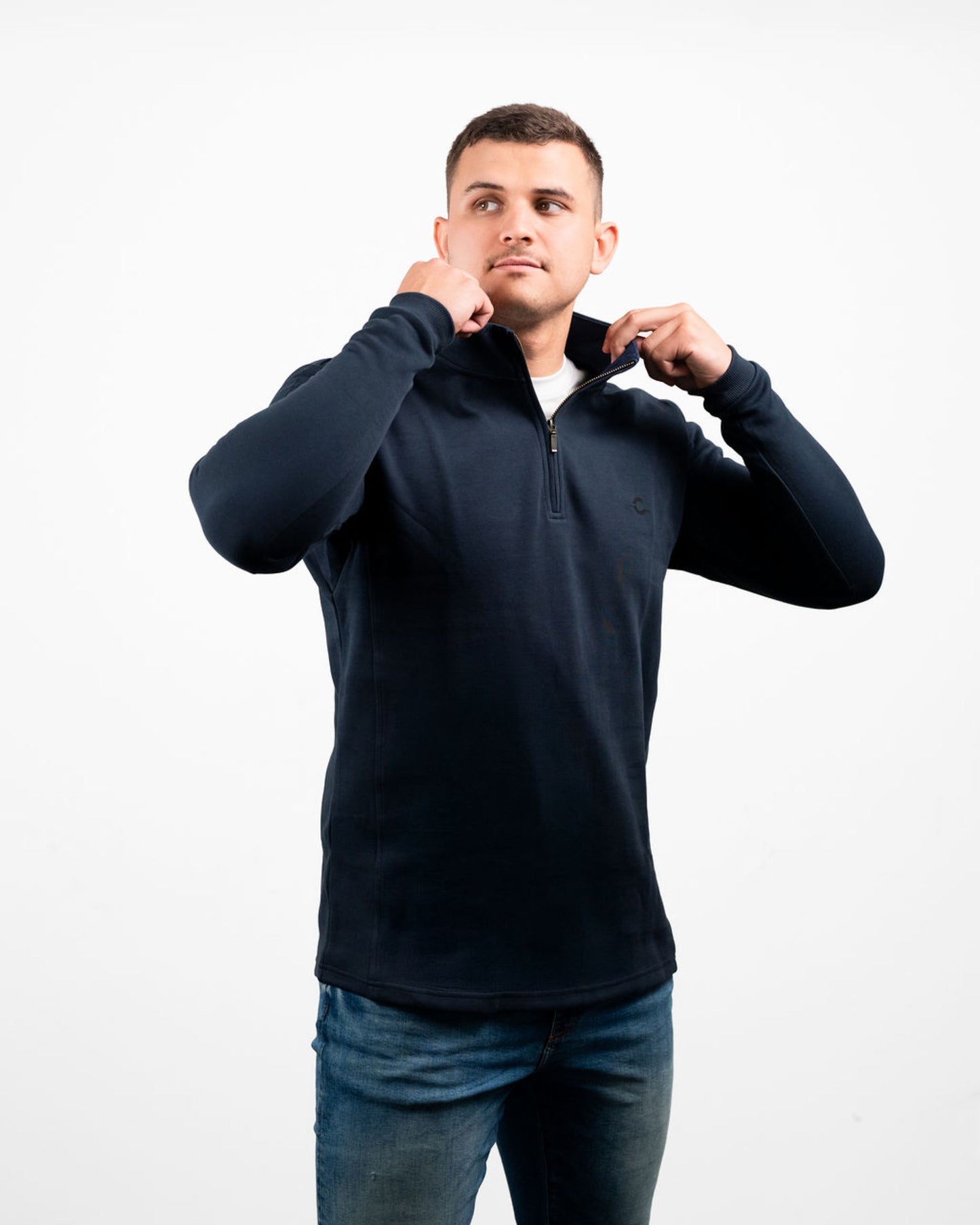 Quarter Zip | Navy