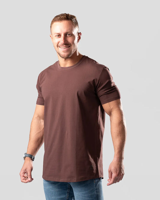 Crew Tee | Autumn Brown